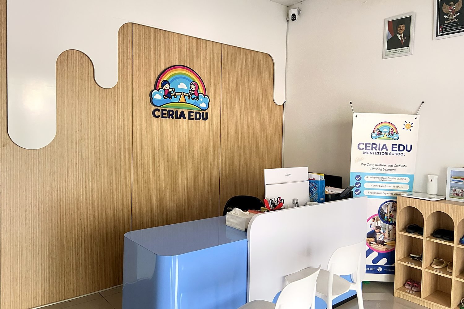 Area penyambutan Ceria Edu Montessori School